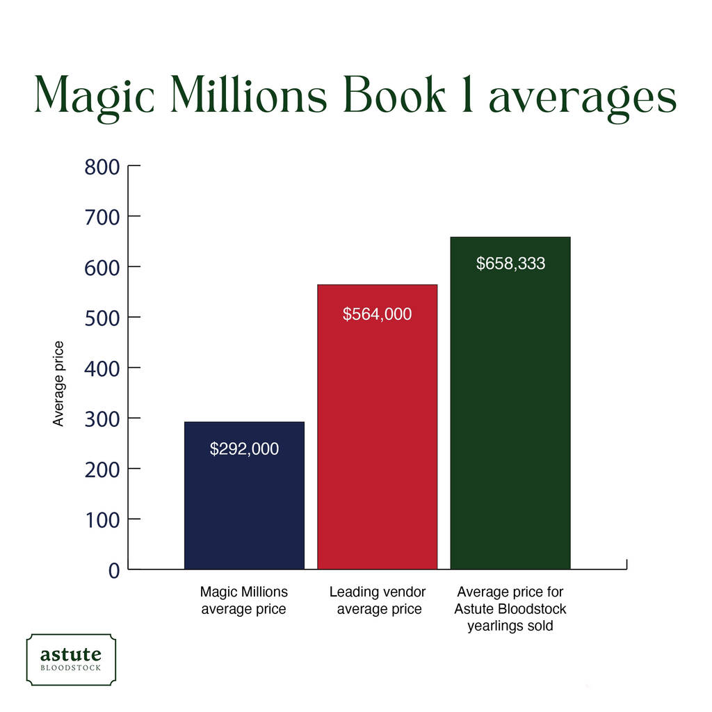 Astute Bloodstock Magic Millions averages
